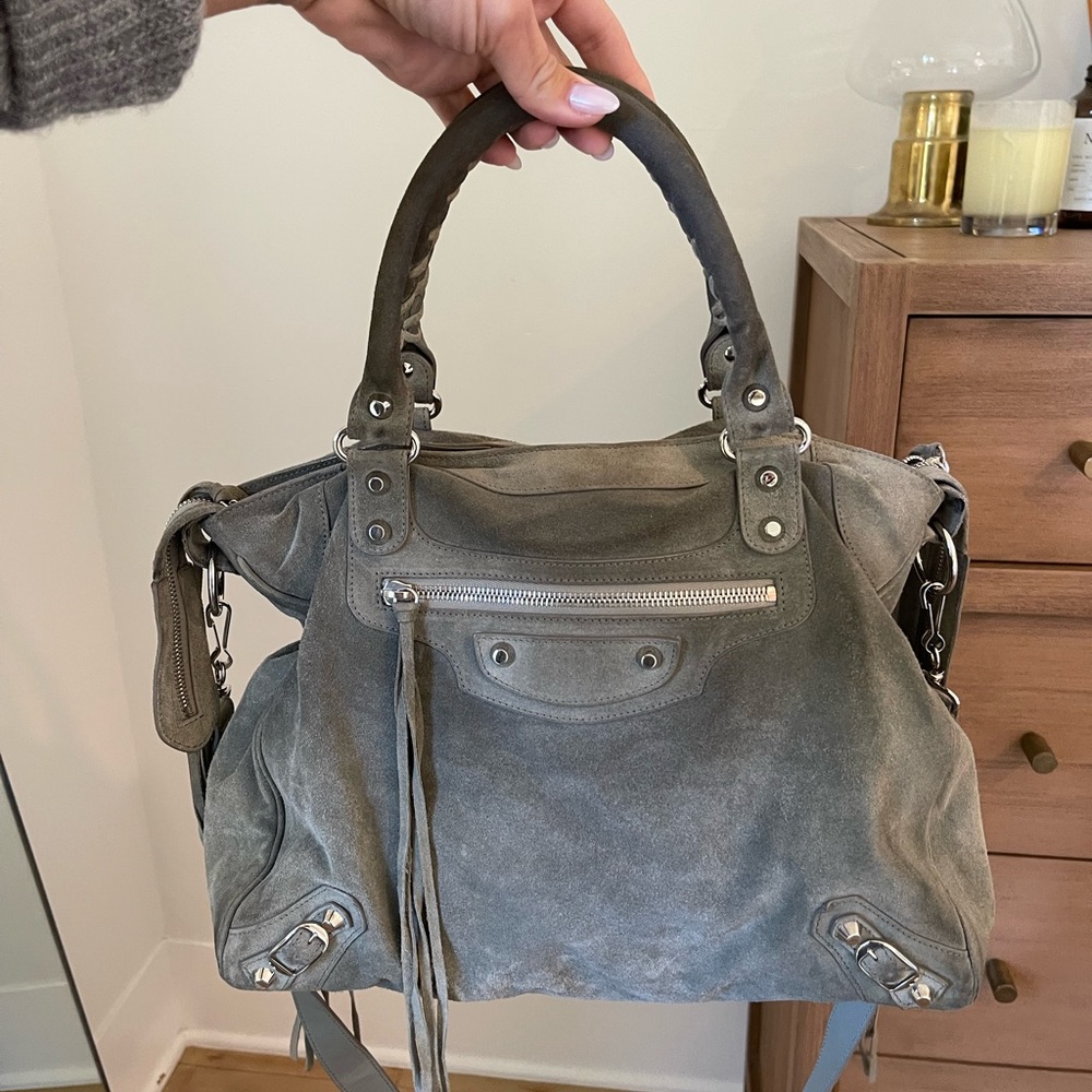 Balenciaga Classic Size Suede City